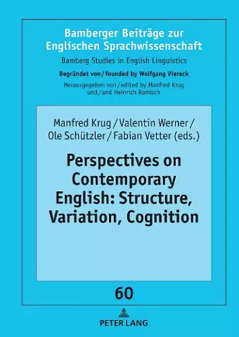 Perspectives on Contemporary English: Structure, Variation, Cognition cover