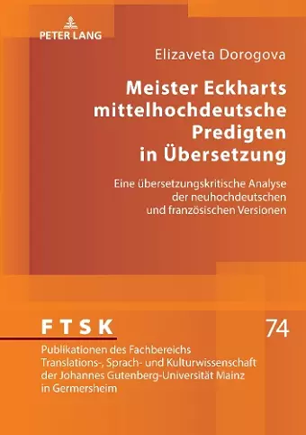 Meister Eckharts mittelhochdeutsche Predigten in Uebersetzung cover