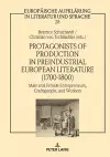 Protagonists of Production in Preindustrial European Literature (1700-1800) cover