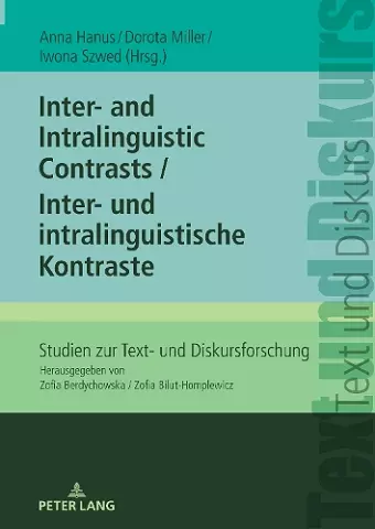 Inter- And Intralinguistic Contrasts / Inter- Und Intralinguistische Kontraste cover