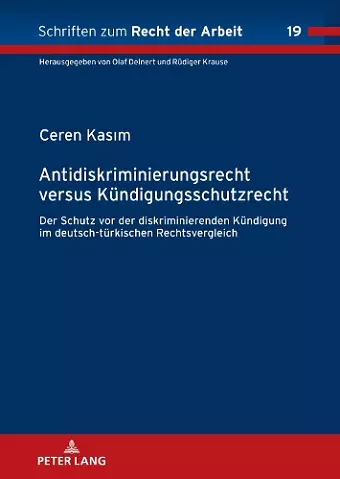 Antidiskriminierungsrecht versus Kuendigungsschutzrecht cover