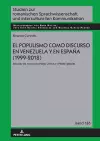 El Populismo Como Discurso En Venezuela Y En España (1999-2018) cover