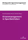 Krisenmanagement in Sportbetrieben cover