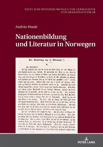 Nationenbildung und Literatur in Norwegen cover