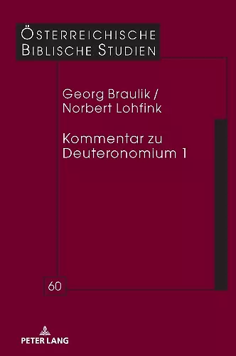 Kommentar Zu Deuteronomium 1 cover