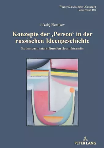 Konzepte der 'Person' in der russischen Ideengeschichte cover