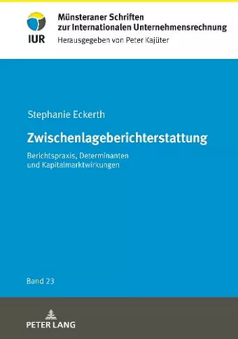 Zwischenlageberichterstattung cover