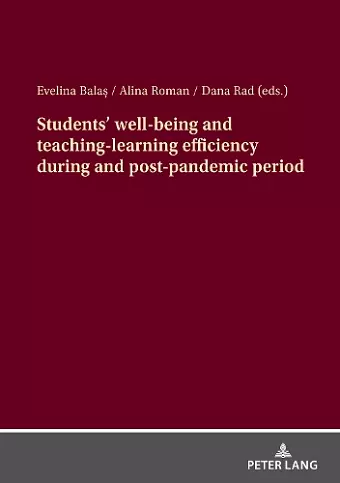 Students‘ well-being and teaching-learning efficiency during and post-pandemic period cover