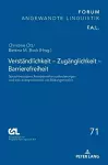 Verstaendlichkeit - Zugaenglichkeit - Barrierefreiheit cover