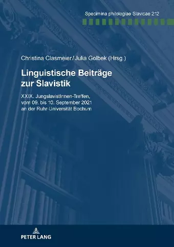 Linguistische Beitraege Zur Slavistik. cover