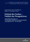 Einheit des Faches - Vielfalt der Perspektiven cover