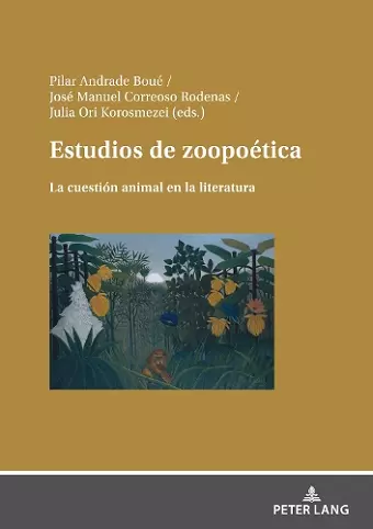 Estudios de zoopoética cover