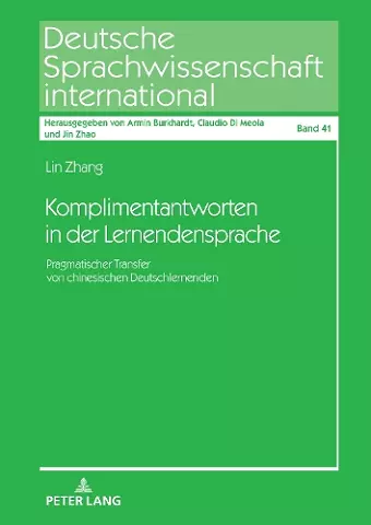 Komplimentantworten in der Lernendensprache cover