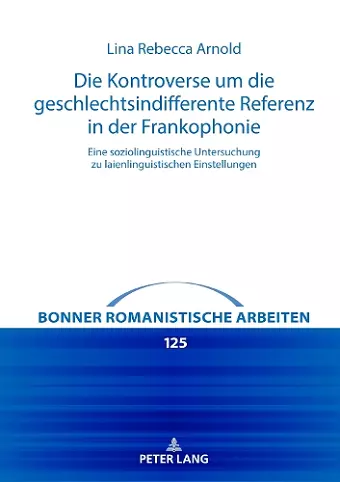 Die Kontroverse um die geschlechtsindifferente Referenz in der Frankophonie cover