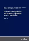 Estudios de lingueística descriptiva y aplicada cover