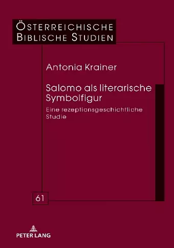 Salomo als literarische Symbolfigur cover