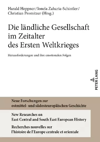 Die laendliche Gesellschaft im Zeitalter des Ersten Weltkrieges cover