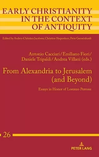 From Alexandria to Jerusalem (and Beyond) cover