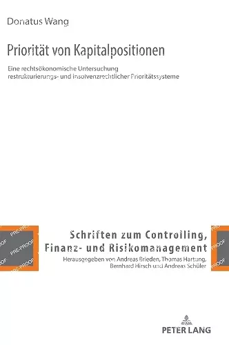 Prioritaet von Kapitalpositionen cover