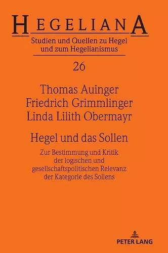 Hegel und das Sollen cover