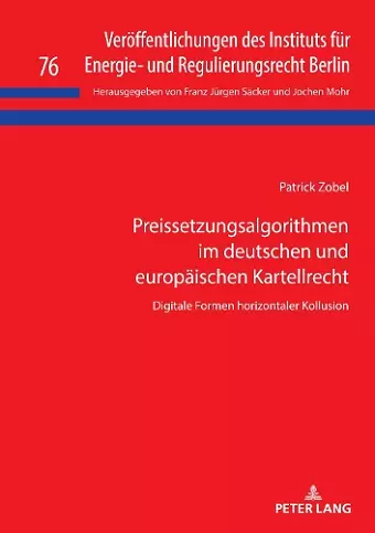 Preissetzungsalgorithmen im deutschen und europaeischen Kartellrecht cover