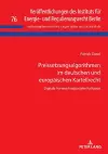 Preissetzungsalgorithmen im deutschen und europaeischen Kartellrecht cover