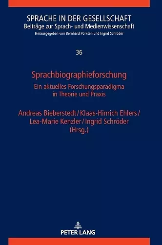 Sprachbiographieforschung cover