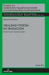 Oralidad y poesía en traducción cover
