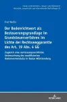 Der Bodenrichtwert als Besteuerungsgrundlage im Grundsteuerverfahren im Lichte der Rechtsweggarantie des Art. 19 Abs. 4 GG cover