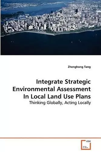 Integrate Strategic Environmental Assessment In Local Land Use Plans cover