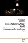 Strong Patenting, Weak R cover