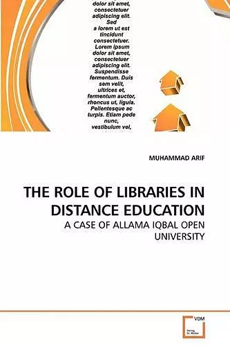 The Role of Libraries in Distance Education cover