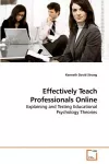 Effectively Teach Professionals Online cover