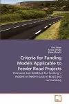 Criteria for Funding Models Applicable to Feeder Road Projects cover