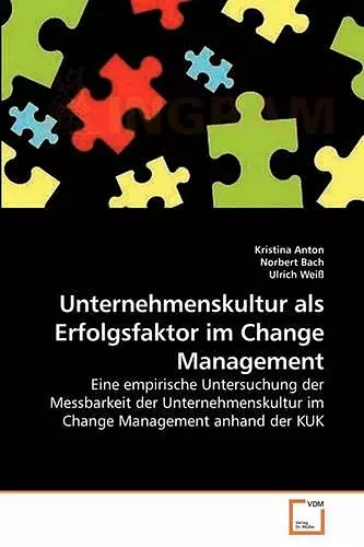 Unternehmenskultur als Erfolgsfaktor im Change Management cover