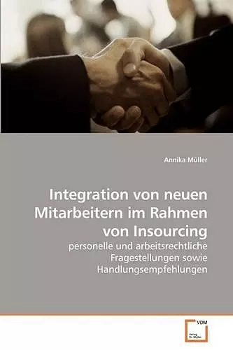 Integration von neuen Mitarbeitern im Rahmen von Insourcing cover