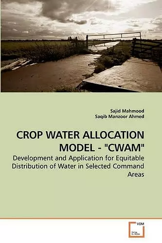 Crop Water Allocation Model - Cwam cover