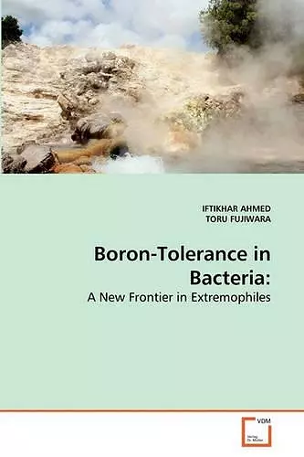 Boron-Tolerance in Bacteria cover