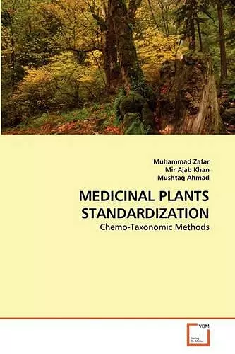 Medicinal Plants Standardization cover