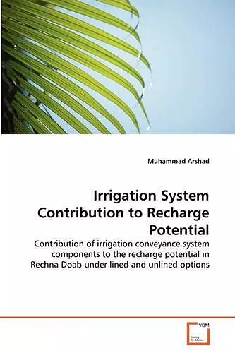 Irrigation System Contribution to Recharge Potential cover