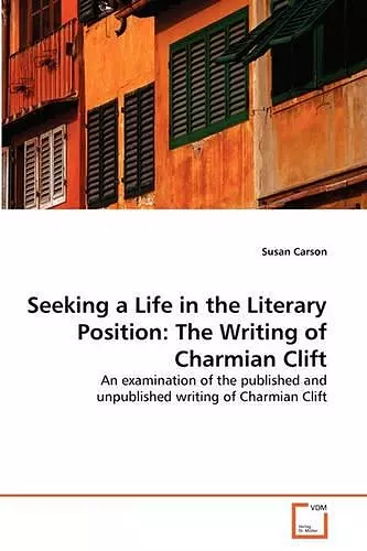 Seeking a Life in the Literary Position cover