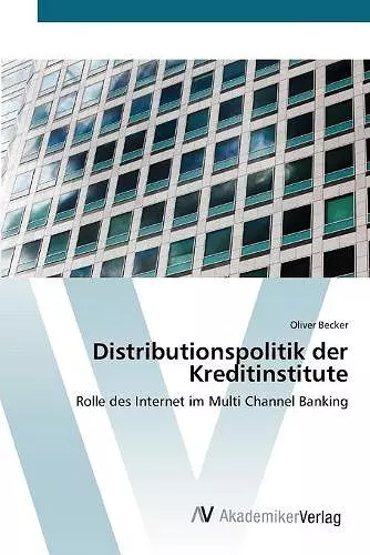 Distributionspolitik der Kreditinstitute cover