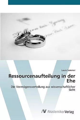 Ressourcenaufteilung in der Ehe cover