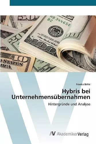 Hybris bei Unternehmensübernahmen cover