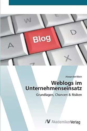 Weblogs im Unternehmenseinsatz cover