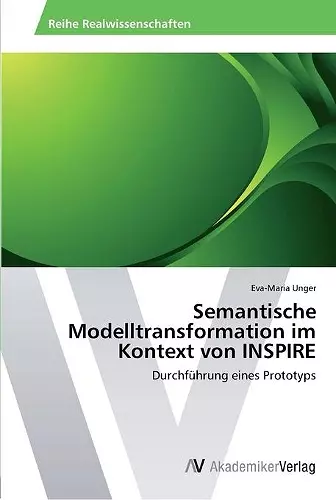 Semantische Modelltransformation im Kontext von INSPIRE cover