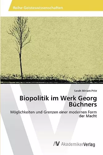 Biopolitik im Werk Georg Büchners cover