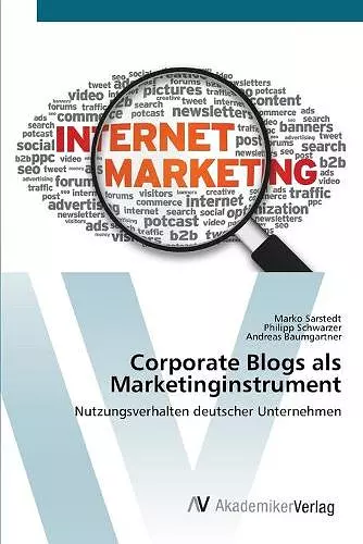 Corporate Blogs als Marketinginstrument cover