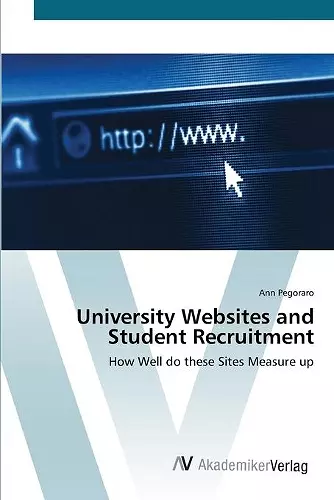 University Websites and Student Recruitment cover