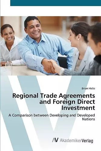 Regional Trade Agreements and Foreign Direct Investment cover